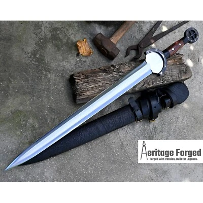 Espada histórica forjada a mano XIPHOS GRIEGA/24 pulgadas de largo/lista para batalla Foto 1 de 4