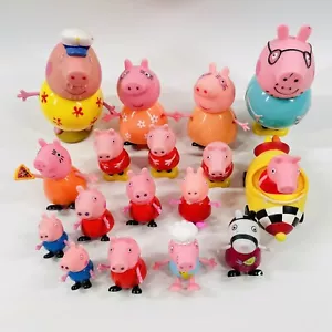 Peppa Pig Action Figures Play Muddy Puddles Family Mummy Peppa Daddy George - Picture 1 of 9