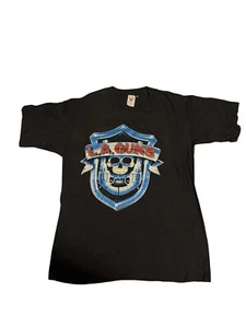 Vintage 80s LA Guns No Mercy Tour Concert Tour Shirt Size L 1989 Rare 🔥🔥🔥 - Picture 1 of 5