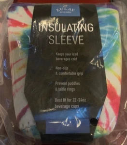 ZULAY Manicotto Isolante Koozie Tie Dye Design NUOVO - Foto 1 di 1