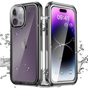 For iPhone 14 Pro Case Waterproof Shockproof Heavy Duty Cover & Screen Protector - Picture 1 of 11