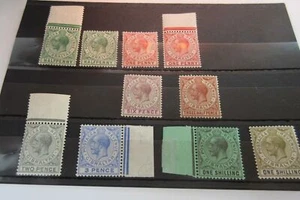 Gibraltar 1921 -1927 MNH SG89 - 98 BUEN VALOR GATO MENOS SG98 8 MNH 2 MH - Imagen 1 de 10