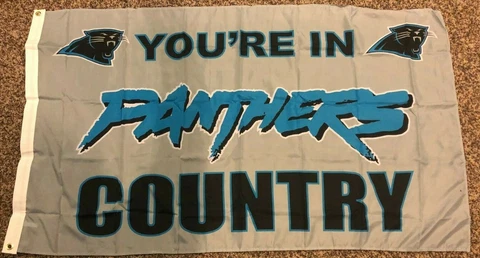 CAROLINA PANTHERS COUNTRY 3x5ft flag superior quality GENUINE NFL Lic US seller Cover