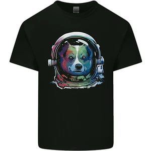 Camiseta De Algodón Para Hombre De Perro Corgi Astronauta - Imagen 1 de 3