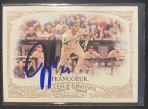 Jeff Francoeur Kansas City Royals Signed Auto 2012 Topps Allen & Ginter Card 162 - Picture 1 of 4