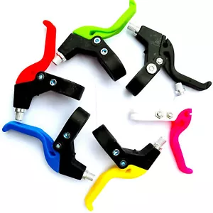 1 Paio Maniglia Freno Bici Plastica Bambini Ricambi Bici Leve Freno Bici Bambini - Foto 1 di 14