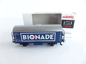 MARKLIN WAGON PUBLICITAIRE BIONADE REF 44198 3 RAILS - Foto 1 di 2