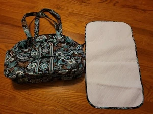 Vera Bradley Babytasche Java blau Rentner mit Wendeauflage - Bild 1 von 7