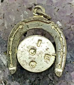 Ciondolo filatore ferro di cavallo argento sterling Silco Mexico 2,1 grammi - Foto 1 di 12