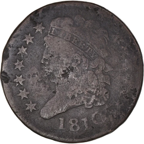 [#1060344] Coin, United States, Classic Head Half Cent, Half Cent, 1810, U.S. M Cover