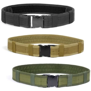 Cinturón Militar Táctico Hebilla Ajustable Cinturón Descenso Liberación Rápida Pistola EE. UU. - Imagen 1 de 25