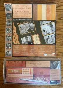 Creative Memories - Perfect Fit 12x12 Paper - Oranges + Stickers - Picture 1 of 2