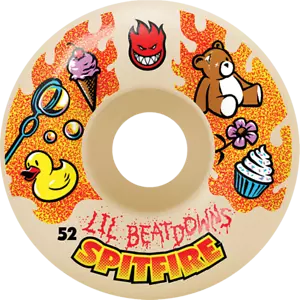 SPITFIRE F4 99A CLASSICS LIL BEATDOWN 52MM NAT WHEELS SET - Picture 1 of 1