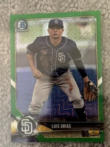 2018 Bowman Chrome Prospects Mega Mojo Green Refractor #BCP57 Luis Urias 38/99 - Picture 1 of 1