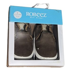 Robeez Lenny Brown Size 6-9 Months