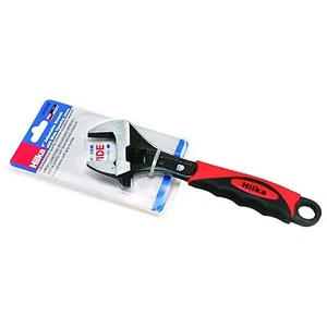 Hilka 8" (200mm) Wide Jaw (30mm) Soft Grip Adjustable Wrench Steel - 18152508 - Picture 1 of 3