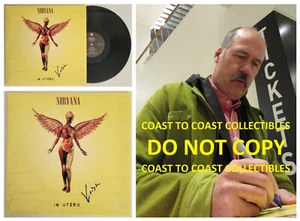 Krist Novoselic signed Nirvana In Utero Album, Vinyl COA exact proof handsigniert - Bild 1 von 4