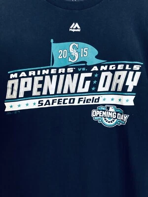 Camiseta Seattle Mariner's MLB Día Inaugural 2015 Safeco Field Talla XL  Foto 1 de 4