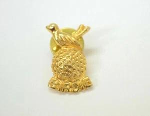 Palline da golf Birdie spilla tono oro baffo cappello borsa ingranaggi da collezione - Foto 1 di 2
