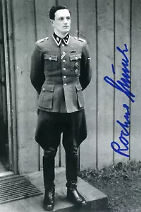 ROCHUS MISCH signiertes Foto - Adolf Hitlers Leibwächter / Kurier - Vordruck - Bild 1 von 1