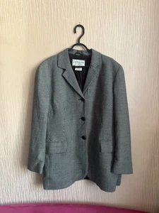 Jaeger women wintage wool blend formal blazer size 16 - Picture 1 of 5