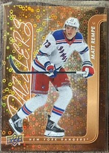 2024-25 Upper Deck Series 2 - Dazzlers Matt Rempe #DZ-96 Orange (RC) - Picture 1 of 2