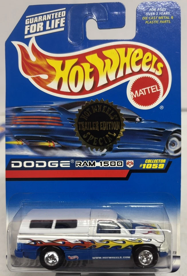 Remolque Hot Wheels White Dodge Ram 1500 1999 edición especial no. 1059 (K) Foto 1 de 4