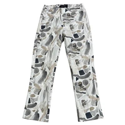 Pantalones Joseph Ribkoff Vainilla/Multi Denim Estilo 232913 Talla 6 Foto 1 de 4