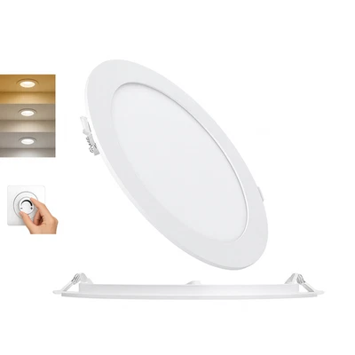 LED 6W LED Panel Stufenlos Dimmbar Einbauspot Einbaustrahler Deckenstrahler IP40 - Bild 1 von 4