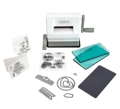 SIZZIX Sidekick 初学者套件 661770 便携式手动模切压花机 — 第 1/4 张图片