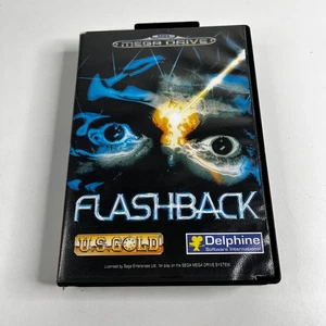 Flashback (Sega Mega Drive, 1993 PAL) Complete With Manual VGC - Foto 1 di 6