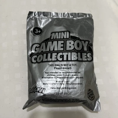 Juguete Mini Game Boy Coleccionables Pokémon Burger King-(2000) Foto 1 de 2