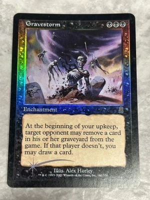 Gravestorm FOIL Odyssey Rare MAGIC MTG - Image 1 of 2