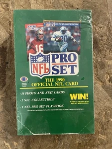 NFL Pro Set Football Series 1 - 36 1990 paquete de cera caja nuevo sellado de fábrica - Imagen 1 de 6