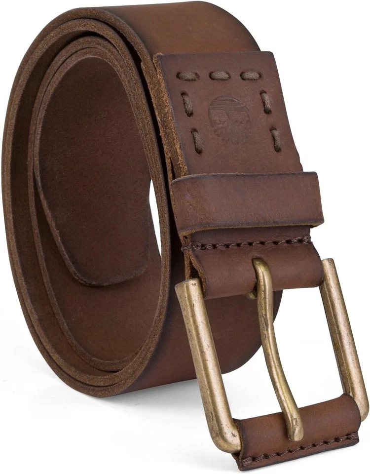 Timberland Mens 40mm Pull up Leather Belt Brown 34