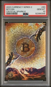 PSA 10 2023 Cardsmiths Currency Series 2 #60 Bitcoin Crystal HOT - Picture 1 of 2
