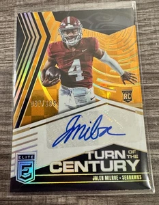 2025 Donruss Elite Turn Of The Century Jalen Milton RC Auto /199 SP! SEAHAWKS - Picture 1 of 2