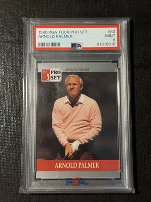 1990 PGA Tour Pro Set Arnold Palmer #80 Psa 9 - Image 1 of 2