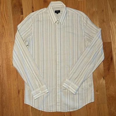 FENDI Roma Super Runway Logo Stripe Button Down Shirt  - Image 1 of 4
