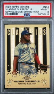 Topps 2022 cromo nuevos clásicos Vladimir Guerrero Jr Superfractor 1/1 PSA 8 - Imagen 1 de 2
