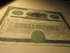 The New York, Chicago, St.Louis Railroad Stock certificate 1950- Series A Pref.n