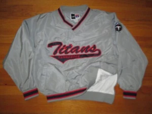 PUMA Vtg 90s y2k Tennessee Titans TEAM NFL Pullover jacket sweater SCRIPT Medium - Picture 1 of 6