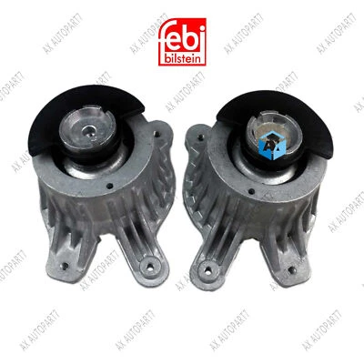 2 piezas de montaje de motor FEBI L&R para MERCEDES BENZ W205 C300 C350e 2052400200+300 Foto 1 de 4
