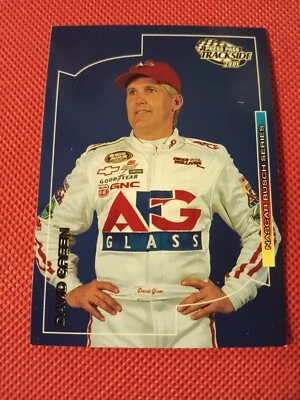 2001 DAVID GREEN PRESS PASS TRACKSIDE NASCAR CARD #58 - Image 1 of 2