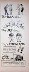 1948 Original Ford Autoteile Oldtimer 40er Printanzeige sie sehen aus eineiige Zwillinge - Bild 1 von 1