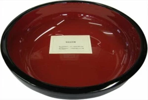 Square Bowl Plates Soba Kneading Black / Red H-5417 From Japan - Picture 1 of 1