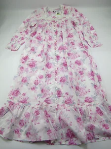 Eileen West Nightgown Womens Medium Rose Granny Lacey Victorian NWT - Picture 1 of 13