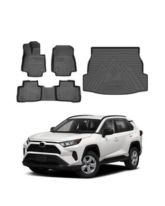 Powerty Floor Mats & Cargo Liner for 2019-2024 2025 Toyota RAV4 Accessories F... - Picture 1 of 7