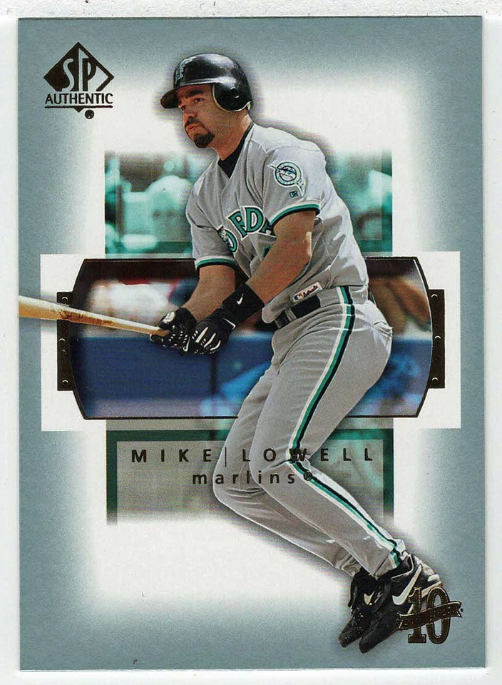 Mike Lowell - Florida Marlins - 2003 Upper Deck SP Authentic Baseball # 71 Mint - Image 1 of 1