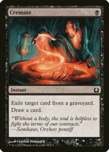 1x LÁMINA Cremate MTG RTR #059 Inglés Mágico Casi Nuevo/Desjugar tarjeta C común - Imagen 1 de 1